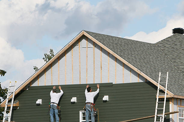 Professional Siding technician working in Nanty Glo, PA